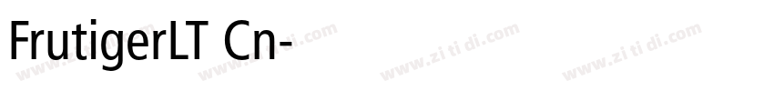 FrutigerLT Cn字体转换